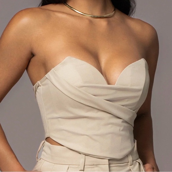 JLUXLABEL Beige Corset - Picture 2 of 5